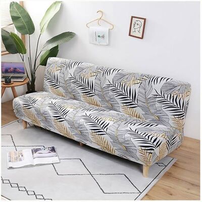 OEM 1 Pièce Housse De Canapé, Microfibre Imprimée, Extensible, Pour Futon 2-3 Places, 160-185 Cm, Usage Familial OEM 1 Pièce Housse De Canapé, Microfibre Imprimée, Extensible, Pour Futon 2-3 Places, 160-185 Cm, Usage Familial