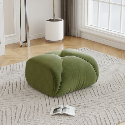 REDOM Ottomana Modular, Diseño Ergonómico, Asiento Profundo, Chenilla, Verde REDOM Ottomana Modular, Diseño Ergonómico, Asiento Profundo, Chenilla, Verde