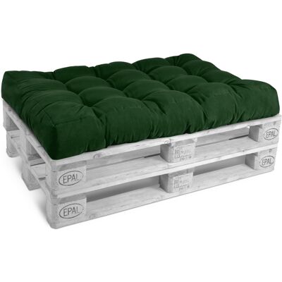 Cojín Palet, Sofá-palet Y Europalet Eco Style - Cojín De Asiento Acolchado 120x80x15 Cm Verde Oscuro, 120x80x15 Cm - Beautissu Cojín Palet, Sofá-palet Y Europalet Eco Style - Cojín De Asiento Acolchado 120x80x15 Cm Verde Oscuro, 120x80x15 Cm - Beautissu