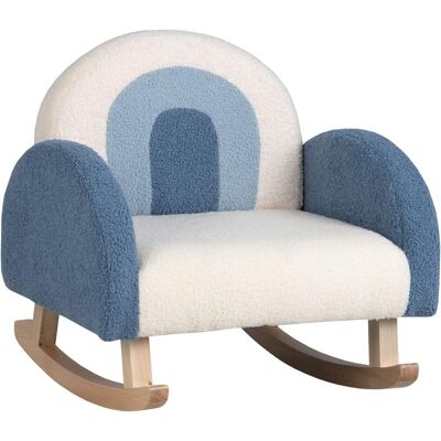 Costway Silla Mecedora Infantil, Sillón Moderno Con Patas De Madera De Álamo Para Niños De 3 A 5 Años, Diseño Antivuelco, Bonito Sillón, Sofá Individual Tapizado Para Guardería, Sala De Juegos (azul) Costway Silla Mecedora Infantil, Sillón Moderno Con Patas De Madera De Álamo Para Niños De 3 A 5 Años, Diseño Antivuelco, Bonito Sillón, Sofá Individual Tapizado Para Guardería, Sala De Juegos (azul)