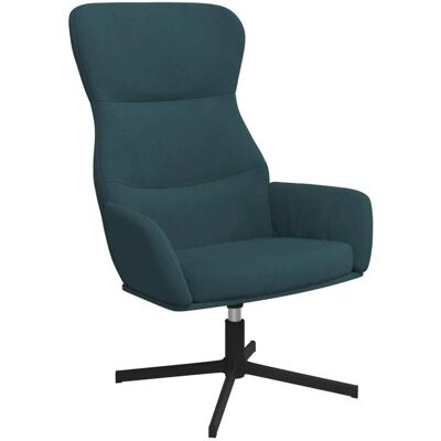 Sillón de relajación de terciopelo azul vidaXL Sillón de relajación de terciopelo azul vidaXL
