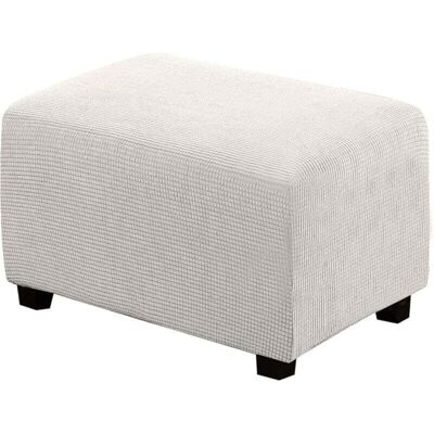 OEM Funda Elástica De Felpa Cuadrada Para Puf, Funda Suave De Jacquard Para Reposapiés Para Proteger Tu Reposapiés, Funda Para Puf Con Base Elástica, Lavable A Máquina - S-white-crezuo OEM Funda Elástica De Felpa Cuadrada Para Puf, Funda Suave De Jacquard Para Reposapiés Para Proteger Tu Reposapiés, Funda Para Puf Con Base Elástica, Lavable A Máquina - S-white-crezuo