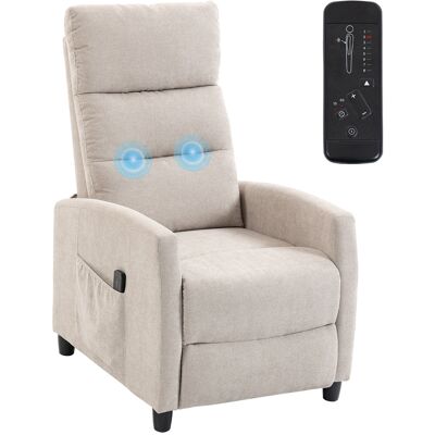 Homcom Sillón De Masaje Reclinable 160° Con Reposapiés, Mando, 2 Zonas De Masaje, Respaldo Alto, Asiento De Muelles, Bolsillos, Tapizado En Chenilla Homcom Sillón De Masaje Reclinable 160° Con Reposapiés, Mando, 2 Zonas De Masaje, Respaldo Alto, Asiento De Muelles, Bolsillos, Tapizado En Chenilla