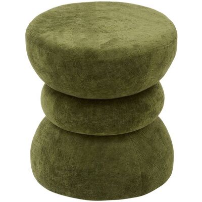Puf Ritem Redondo, 36 Cm De Diámetro, Verde - Atmosphera Créateur D'Intérieur Puf Ritem Redondo, 36 Cm De Diámetro, Verde - Atmosphera Créateur D'Intérieur