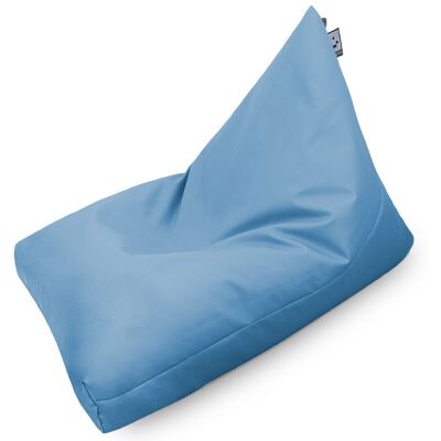 Happers - Puff Pirámide Polipiel Indoor Azul Claro Xl Happers - Puff Pirámide Polipiel Indoor Azul Claro Xl