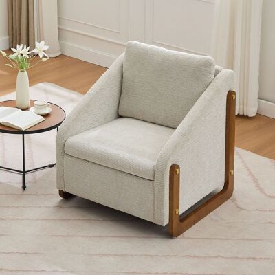 MODFU - Sillón 73,5x73,5x73,5cm - Beige - Sillón MODFU - Sillón 73,5x73,5x73,5cm - Beige - Sillón