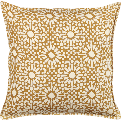 Cojín de algodón beige Beliani - 45x45cm - Patrón geométrico - Estilo boho Cojín de algodón beige Beliani - 45x45cm - Patrón geométrico - Estilo boho