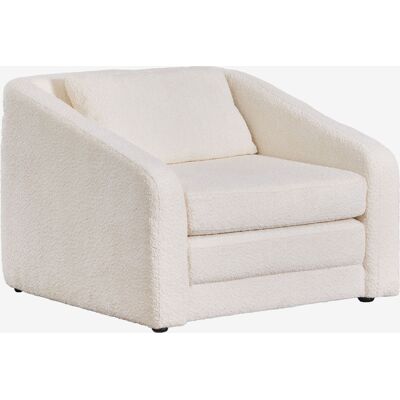 Sklum - Sillón Cama En Tela Bouclé Dalila Sklum - Sillón Cama En Tela Bouclé Dalila