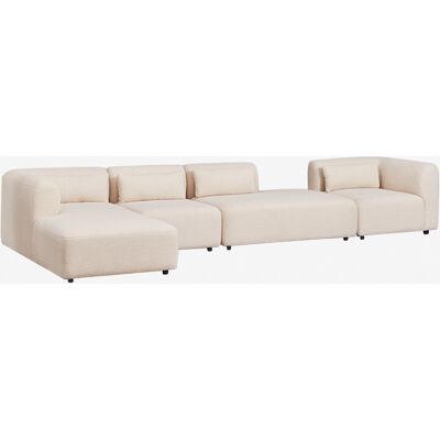 Sklum - Sofá Modular Chaise Longue Izquierdo De 4 Piezas Con Diván Fogler Sklum - Sofá Modular Chaise Longue Izquierdo De 4 Piezas Con Diván Fogler