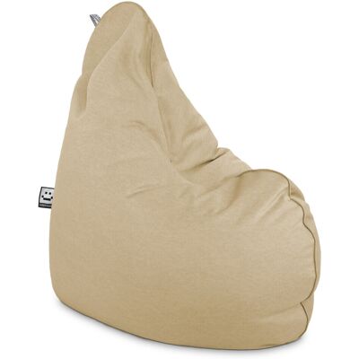 Happers - Puff Pera Relax Terciopelo Vintage Beige Xl Beige Happers - Puff Pera Relax Terciopelo Vintage Beige Xl Beige