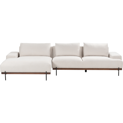Sofá Esquinero Beige de Tela Beliani - Sofá Sofá Esquinero Beige de Tela Beliani - Sofá