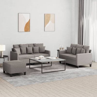 Conjunto de 3 Sofás con Cojines - Muebles de Salón Conjunto de 3 Sofás con Cojines - Muebles de Salón