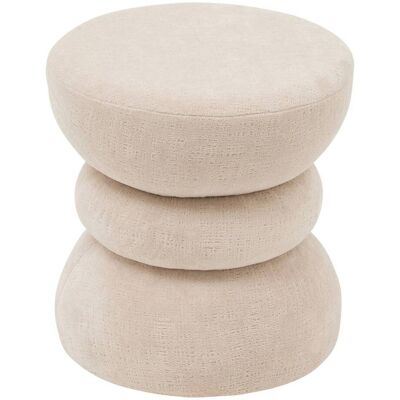 Puf Ritem Redondo, 36 Cm De Diámetro, Color Crema - Atmosphera Créateur D'Intérieur Puf Ritem Redondo, 36 Cm De Diámetro, Color Crema - Atmosphera Créateur D'Intérieur