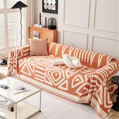 OEM Manta Grande Reversible De Estilo Bohemio Para Sofá De 1 A 4 Plazas, Decorativa, Naranja, 180 X 300 Cm. OEM Manta Grande Reversible De Estilo Bohemio Para Sofá De 1 A 4 Plazas, Decorativa, Naranja, 180 X 300 Cm.