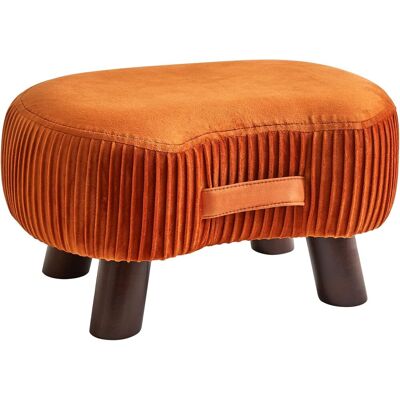 OEM Puf Otomano, Pequeño Reposapiés, Taburete Curvo Para Zapatos Con Asa, Taburete De Sofá Con Cojín De Asiento Suave, Para Dormitorio Y Sala De Estar, 40 × 28 × 23 Cm, Naranja OEM Puf Otomano, Pequeño Reposapiés, Taburete Curvo Para Zapatos Con Asa, Taburete De Sofá Con Cojín De Asiento Suave, Para Dormitorio Y Sala De Estar, 40 × 28 × 23 Cm, Naranja