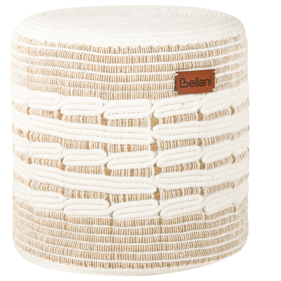 BELIANI Abtin Blanco Beige - Puf BELIANI Abtin Blanco Beige - Puf