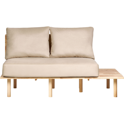 Sofá Beliani con Mesa Plegable - Estilo Escandinavo para 2 Sofá Beliani con Mesa Plegable - Estilo Escandinavo para 2