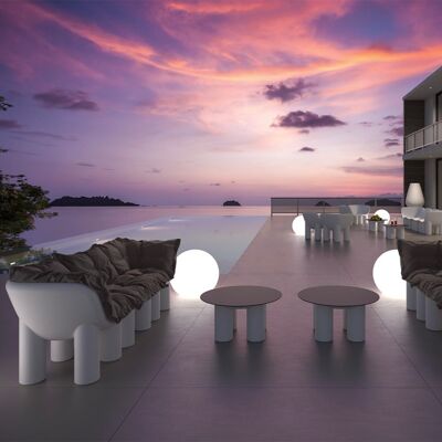 PLUST Sillón Modular Diseño Moderno Bares Discotecas Interior Exterior Atene P1 - Beige PLUST Sillón Modular Diseño Moderno Bares Discotecas Interior Exterior Atene P1 - Beige