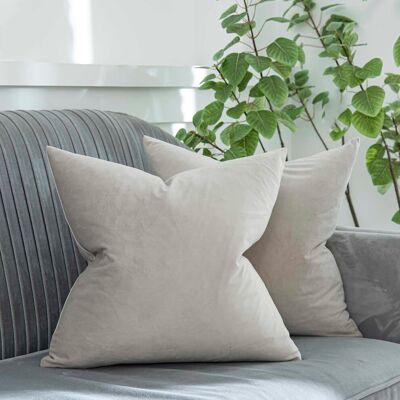 OEM Juego De Dos Fundas De Cojín Decorativas Cuadradas De Terciopelo Suave, De Color Liso, Ideales Para La Sala De Estar, La Cama, El Sofá Y El Dormitorio. Medidas: 24 X 24 Pulgadas. OEM Juego De Dos Fundas De Cojín Decorativas Cuadradas De Terciopelo Suave, De Color Liso, Ideales Para La Sala De Estar, La Cama, El Sofá Y El Dormitorio. Medidas: 24 X 24 Pulgadas.