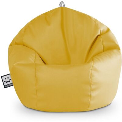 Happers - Puff Pelota Polipiel Mostaza Happers - Puff Pelota Polipiel Mostaza