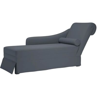vidaXL Modelo 2428 Chaise Longue de Terciopelo Gris Oscuro vidaXL Modelo 2428 Chaise Longue de Terciopelo Gris Oscuro