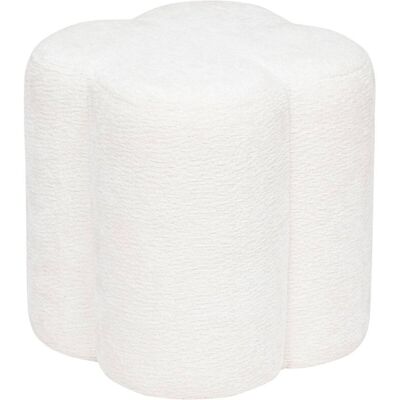Atmosphera - Puff Blanco Lavon 38x35x35cm Créateur D'Intérieur Atmosphera - Puff Blanco Lavon 38x35x35cm Créateur D'Intérieur