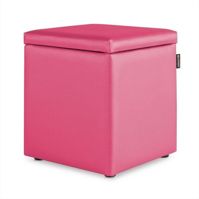 HAPPERS Puff Cubo Arcón Polipiel Fucsia 1 Unidad Fucsia HAPPERS Puff Cubo Arcón Polipiel Fucsia 1 Unidad Fucsia