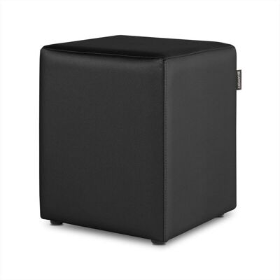 Happers - Puff Cubo Polipiel Negro 1 Unidad Negro Happers - Puff Cubo Polipiel Negro 1 Unidad Negro