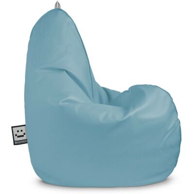 Happers - Puff Pera Relax Polipiel Azul Cielo Infantil - Puff Multifuncional en Ecopiel Happers - Puff Pera Relax Polipiel Azul Cielo Infantil - Puff Multifuncional en Ecopiel