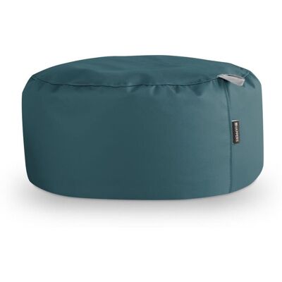 Happers - Puff Redondo de Polipiel para Interior - Glaciar Happers - Puff Redondo de Polipiel para Interior - Glaciar