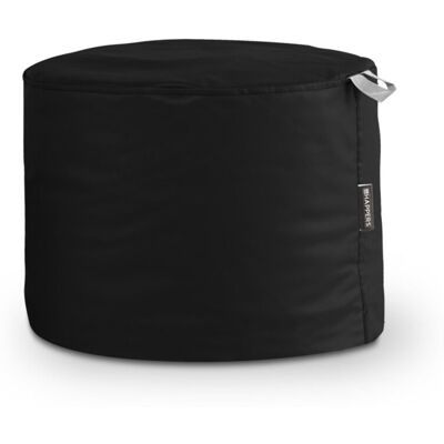 Happers - Puff Taburete Polipiel Outdoor Negro Happers - Puff Taburete Polipiel Outdoor Negro