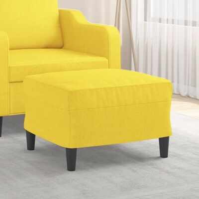 Reposapiés De Tela Amarillo Claro 60x50x41 Cm Vidaxl Reposapiés De Tela Amarillo Claro 60x50x41 Cm Vidaxl