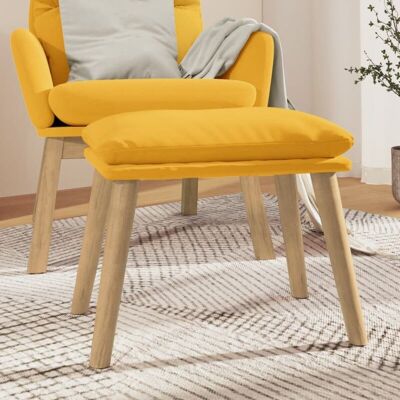 Reposapiés De Terciopelo Amarillo Mostaza 45x29,5x35 Cm Vidaxl Reposapiés De Terciopelo Amarillo Mostaza 45x29,5x35 Cm Vidaxl