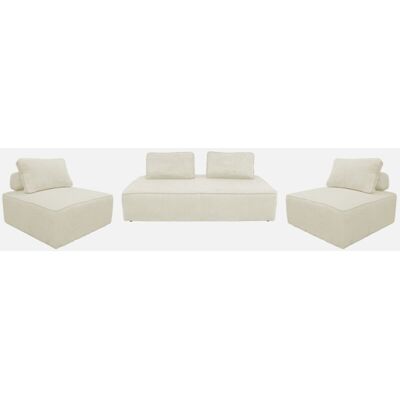 Conjunto de Sillas Modulares de Terciopelo Sweeek - Estilo Vintage Conjunto de Sillas Modulares de Terciopelo Sweeek - Estilo Vintage
