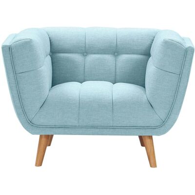 MAISON PAVANE Rendez-vous Déco - Sillón Tapizado En Tejido Azul Claro - Carmen MAISON PAVANE Rendez-vous Déco - Sillón Tapizado En Tejido Azul Claro - Carmen