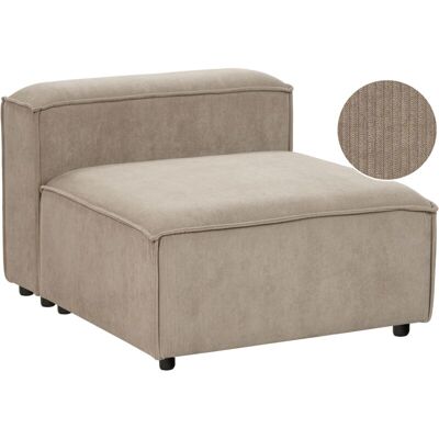 Beliani - Sillón Modular Moderno Tapizado Sección 1 Plaza Elemento Modular De Sofá Asiento Patas Negras Pana Gris Pardo Ardal Beliani - Sillón Modular Moderno Tapizado Sección 1 Plaza Elemento Modular De Sofá Asiento Patas Negras Pana Gris Pardo Ardal
