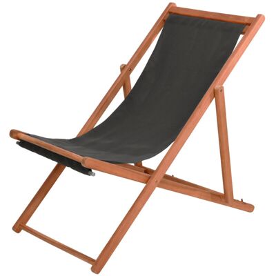 PROGARDEN - Sillon posiciones - gris - madera y tela - Chair PROGARDEN - Sillon posiciones - gris - madera y tela - Chair