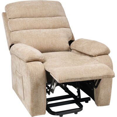 Sillón eléctrico moderno Beliani Rise con reposapiés Sillón eléctrico moderno Beliani Rise con reposapiés