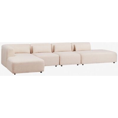 Sklum - Sofá Modular Chaise Longue Esquinero Izquierdo De 4 Piezas Con Diván Fogler Sklum - Sofá Modular Chaise Longue Esquinero Izquierdo De 4 Piezas Con Diván Fogler