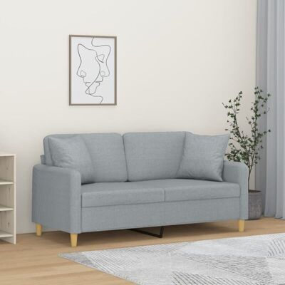 MAISONCHIC Modelo 10374 Sofá de 2 Plazas Gris Claro MAISONCHIC Modelo 10374 Sofá de 2 Plazas Gris Claro
