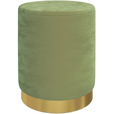 Vidaxl - Hocker De Almacenaje Redondo Verde Mostaza Terciopelo 31 X 37 Cm Vidaxl - Hocker De Almacenaje Redondo Verde Mostaza Terciopelo 31 X 37 Cm