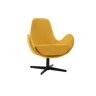 Miliboo - Sillón terciopelo amarillo mostaza andy - amarillo