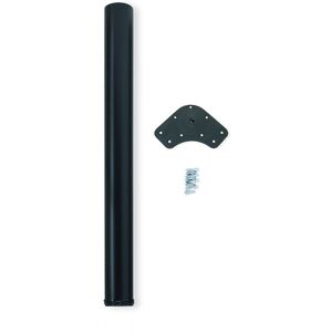 Emuca - Pata Para Mesa, Diámetro 60mm, H 870mm, Acero, Pintado Negro Emuca - Pata Para Mesa, Diámetro 60mm, H 870mm, Acero, Pintado Negro