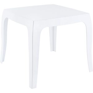 CLP Mesa auxiliar de plástico para exteriores - Para uso interior y exterior CLP Mesa auxiliar de plástico para exteriores - Para uso interior y exterior