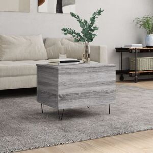 Vidaxl - Mesa De Centro Madera Contrachapada Gris Sonoma 60x44,5x45 Cm Vidaxl - Mesa De Centro Madera Contrachapada Gris Sonoma 60x44,5x45 Cm
