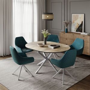 Mesa de comedor Loyd Roble rústico/gris Extensible - Vicco Mesa de comedor Loyd Roble rústico/gris Extensible - Vicco