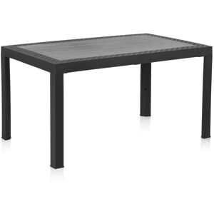 Shaf - Mesa Resina Dream Antracita 140x85 Cm Shaf - Mesa Resina Dream Antracita 140x85 Cm