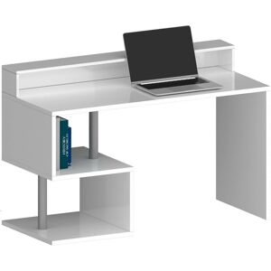 DMORA - Silvestro - 140x60x93 cm - Blanco - Escritorio DMORA - Silvestro - 140x60x93 cm - Blanco - Escritorio