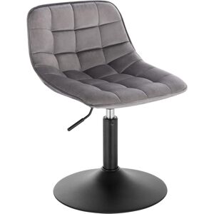 1x Taburetes Con Respaldo Terciopelo Taburetes Cocina Regulable En Altura Taburete Giratorio Peluquería Sillas Bar Taburete De Escritorio Gris Oscuro 38-49.5 Cm De Altura - Woltu 1x Taburetes Con Respaldo Terciopelo Taburetes Cocina Regulable En Altura Taburete Giratorio Peluquería Sillas Bar Taburete De Escritorio Gris Oscuro 38-49.5 Cm De Altura - Woltu
