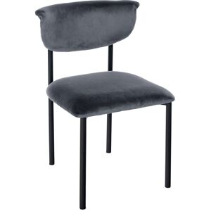 Silla de comedor Gambell de terciopelo - Silla de comedor Silla de comedor Gambell de terciopelo - Silla de comedor